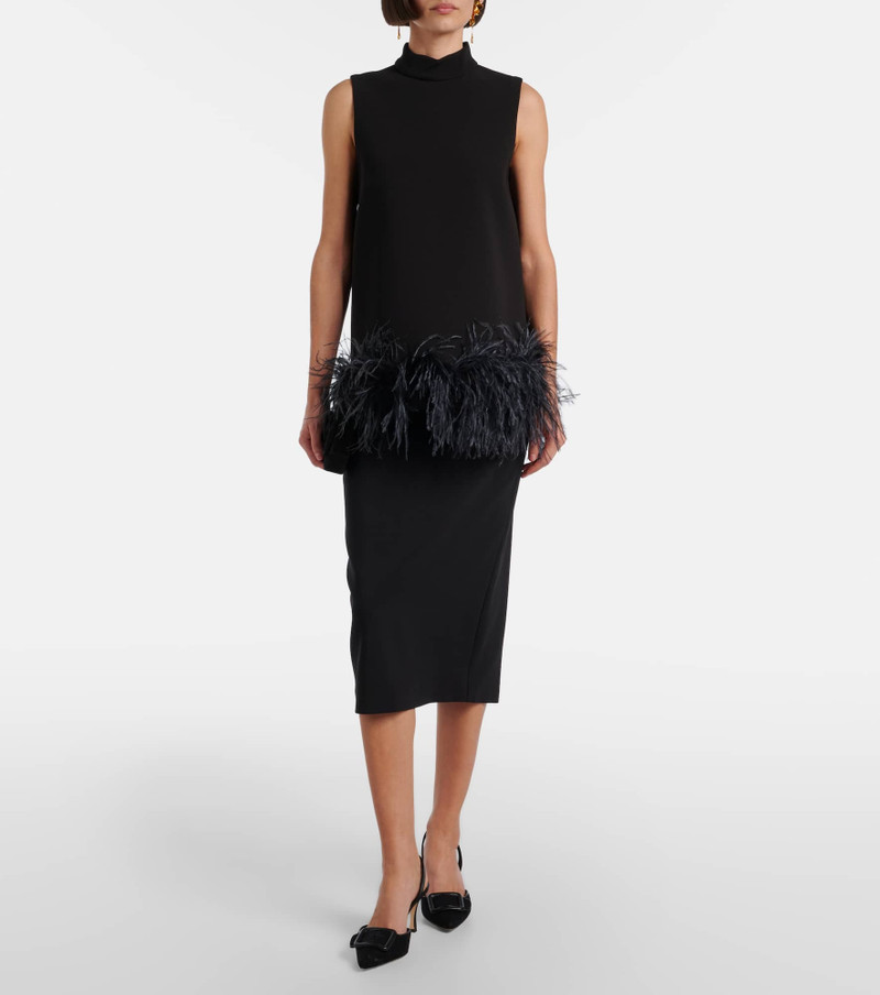 Max Mara Otre wool midi skirt outlook