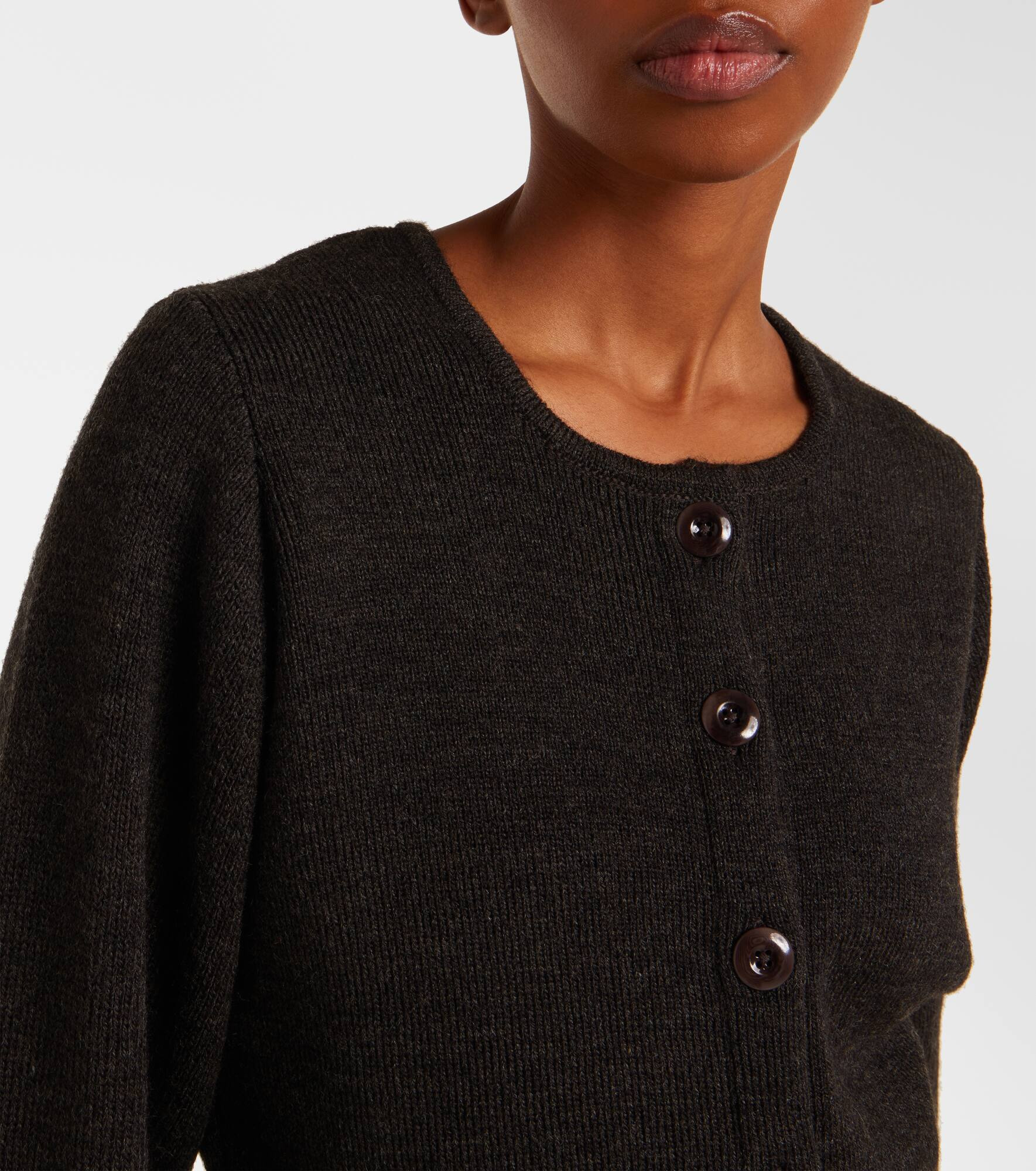 Ribbed-knit cardigan - 4