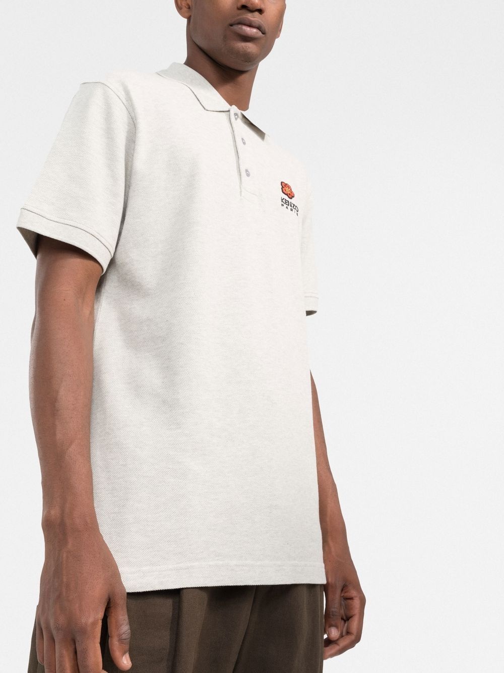 Boke Flower logo-embroidered polo shirt - 3