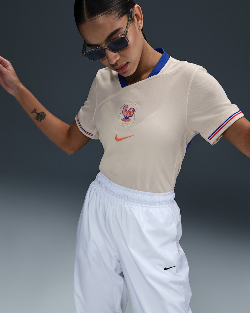 FFF 2025 Stadium Away (Women's Team) Women's Nike Dri-FIT Soccer Replica Jersey 3