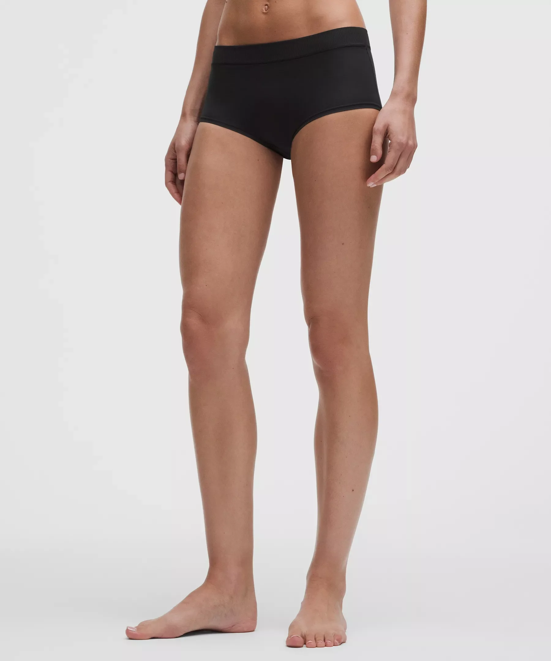UnderEase Mid-Rise Ruched Boyshort Underwear - 1