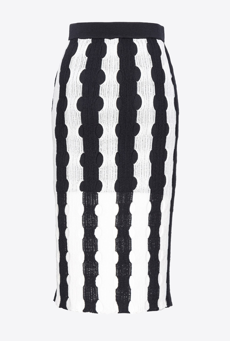 OPENWORK KNIT SKIRT 6