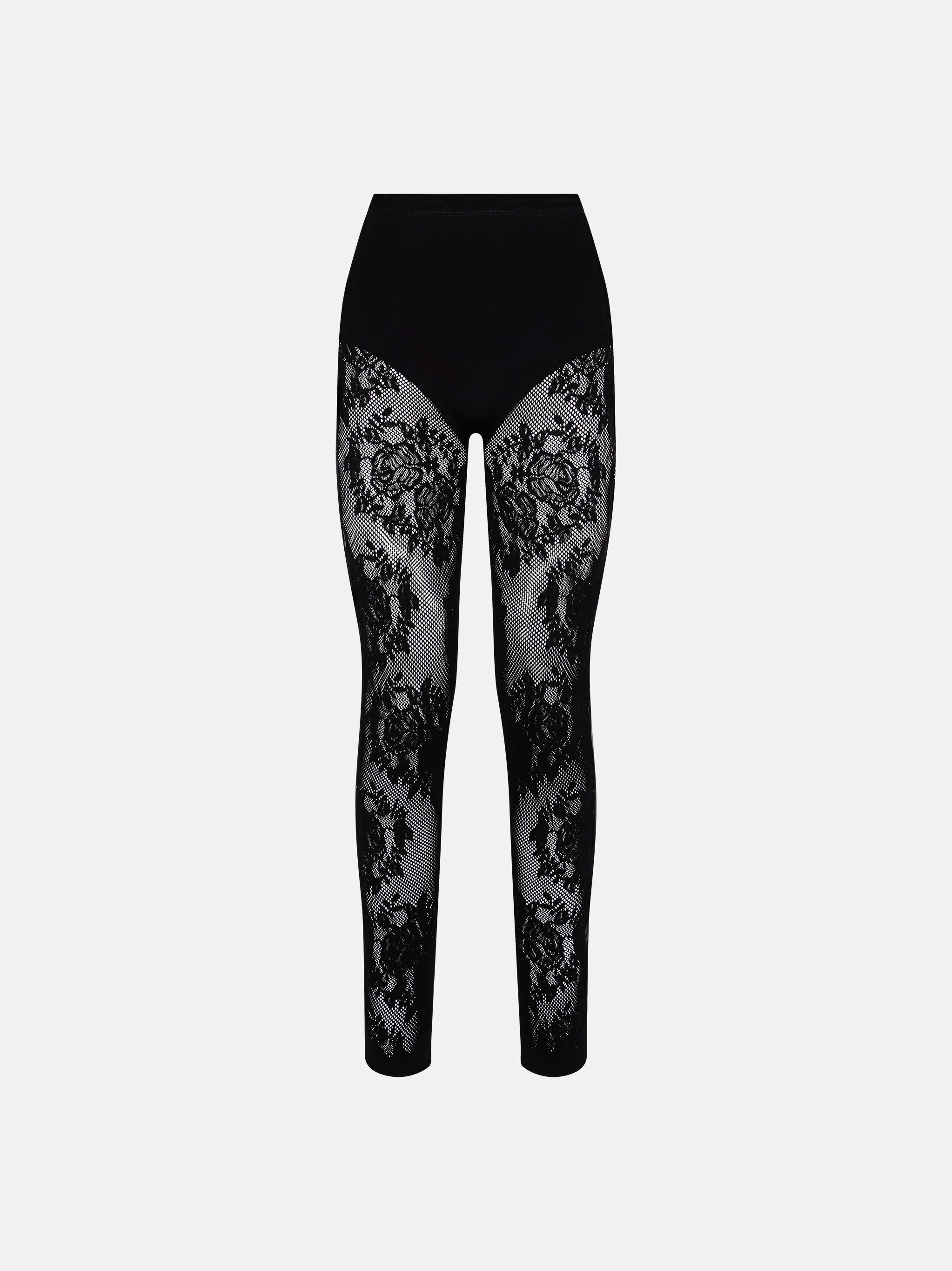 ''RHONDA'' BLACK LEGGINGS - 1