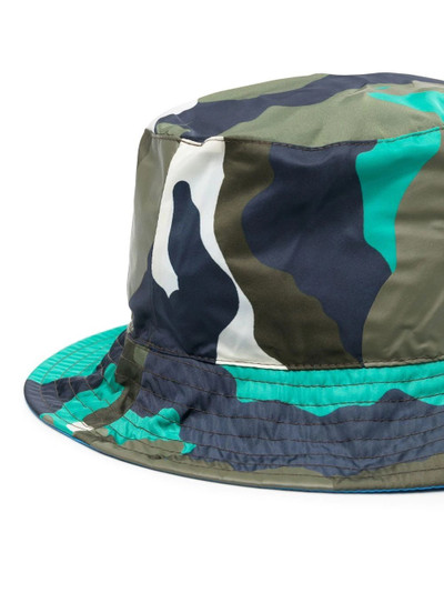 Moncler camouflage-print bucket hat outlook