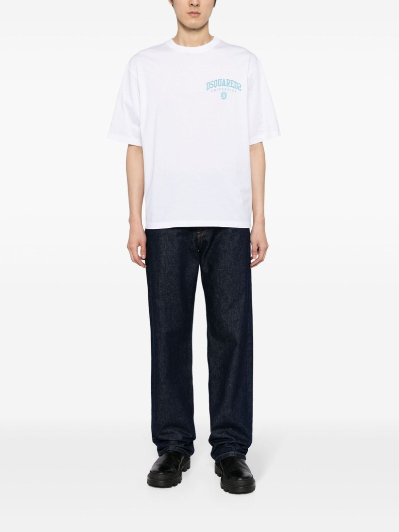 DSQUARED2 logo-print cotton T-shirt outlook