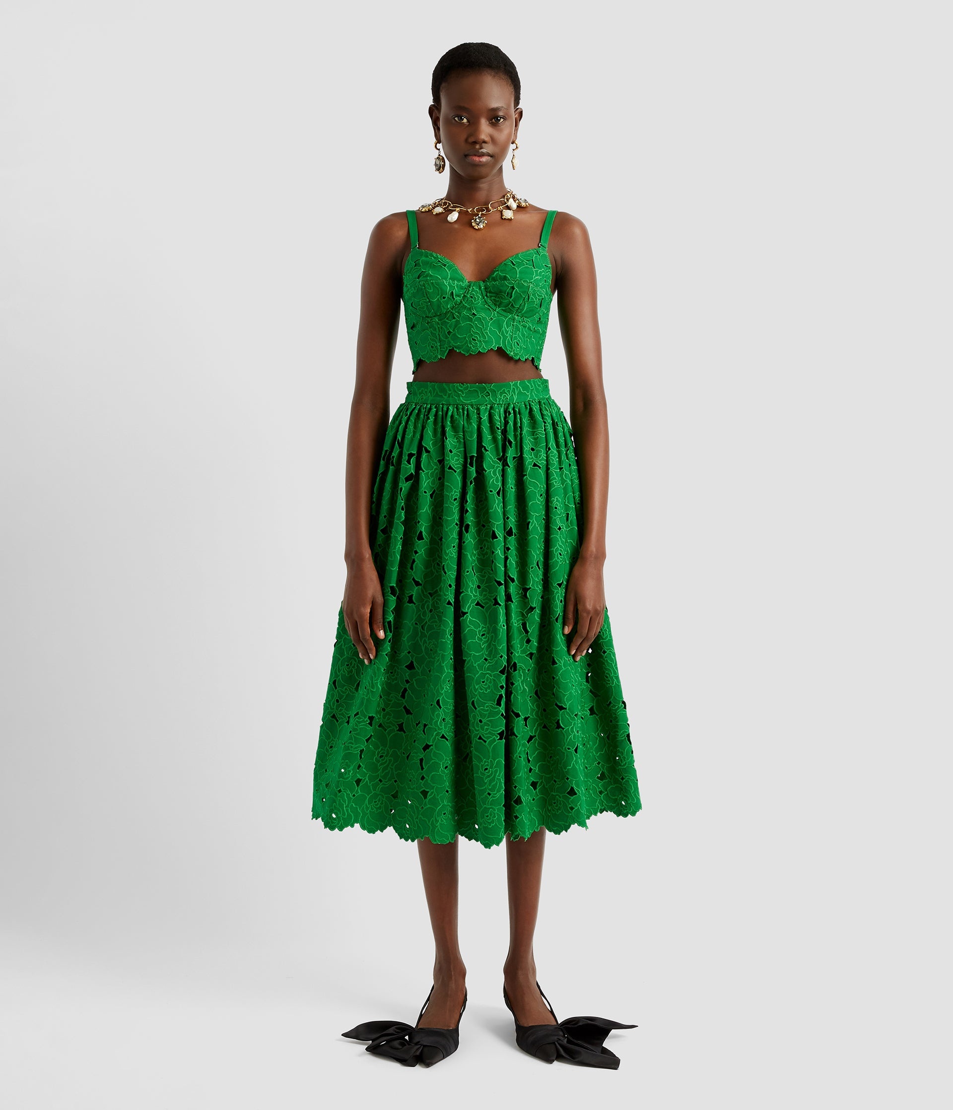 VOLUME MIDI SKIRT - 2