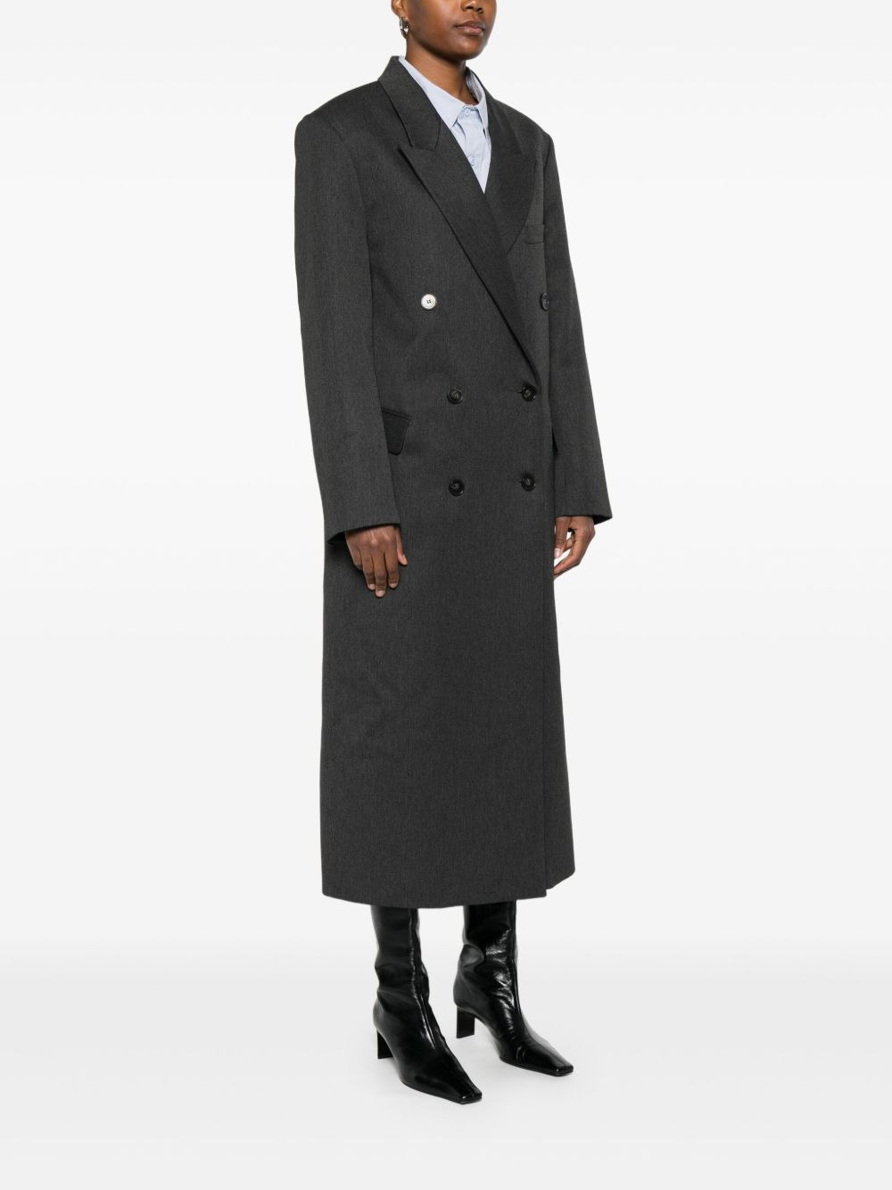 double-breasted coat - 3