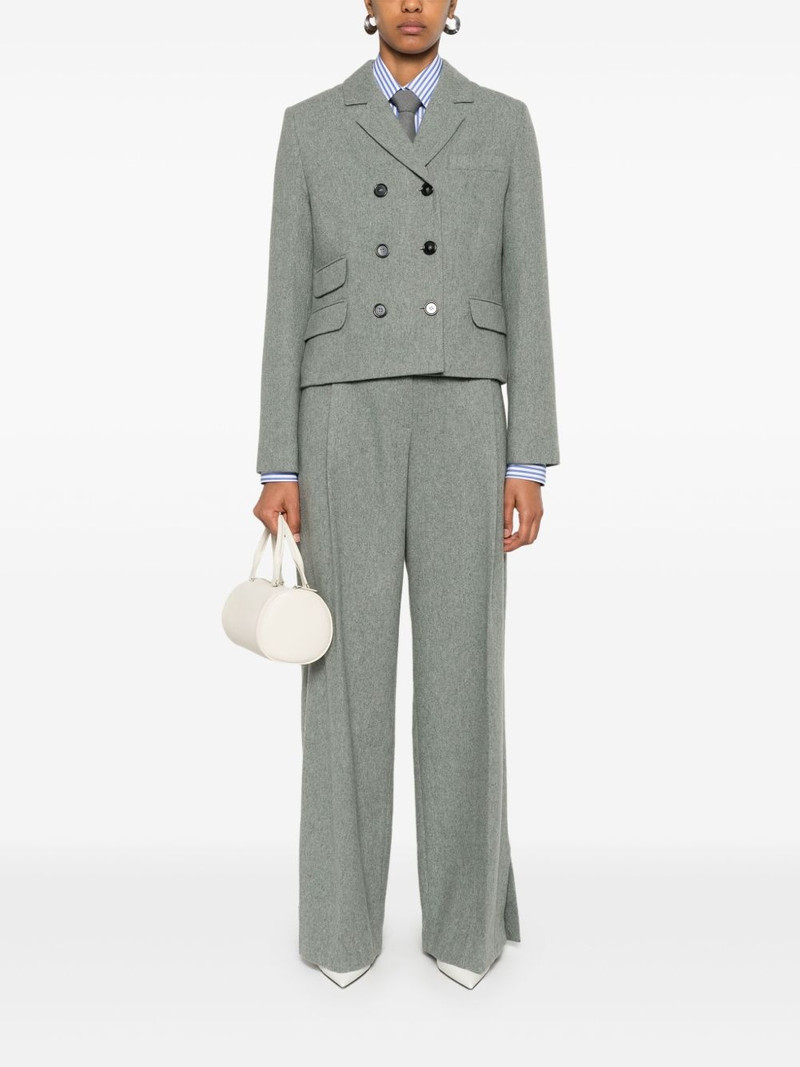 The . Garment wide-leg trousers outlook