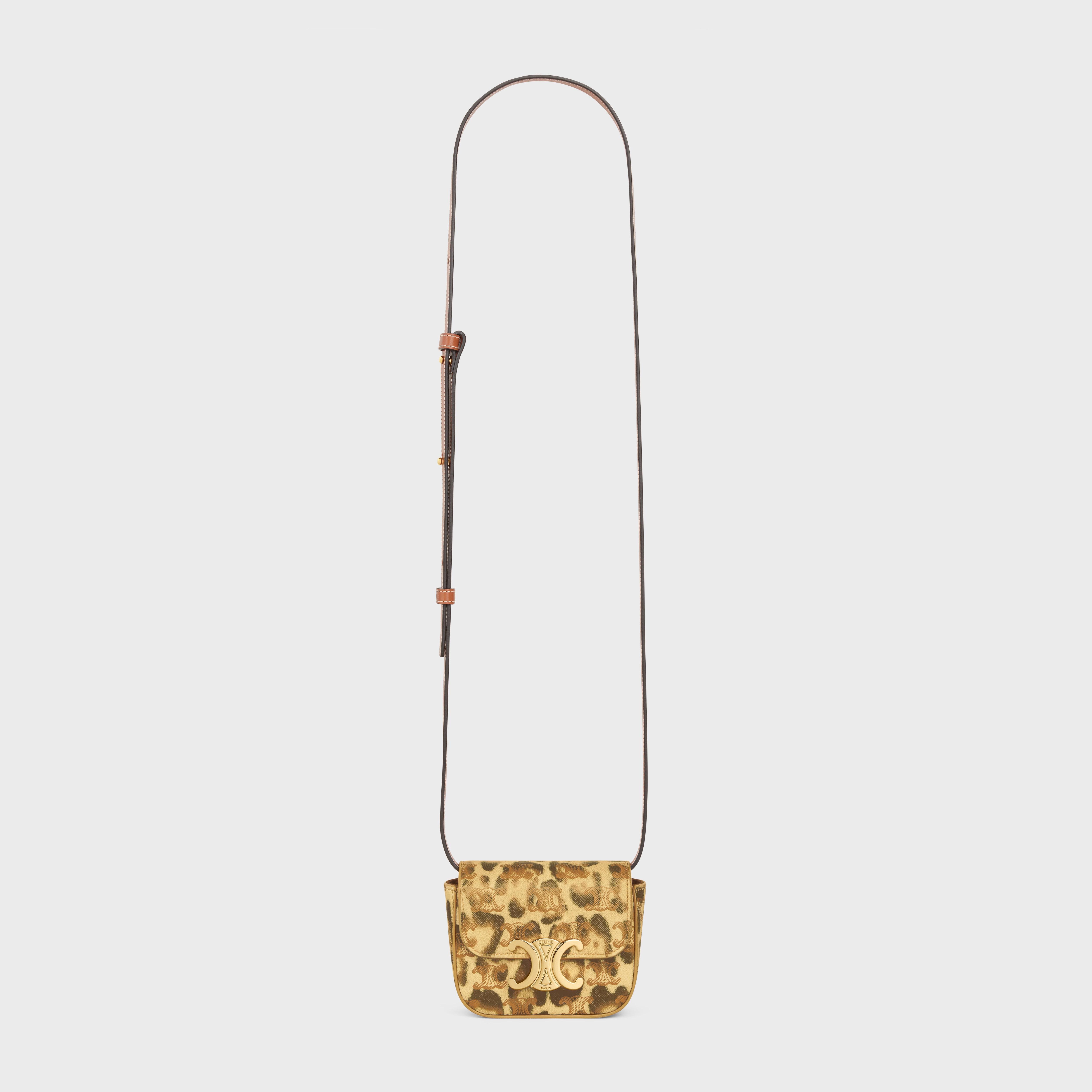 MINI CLAUDE in Triomphe Canvas with leopard print - 5