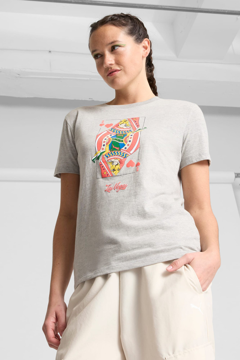PUMA Las Vegas Card Graphics Women's Tee outlook