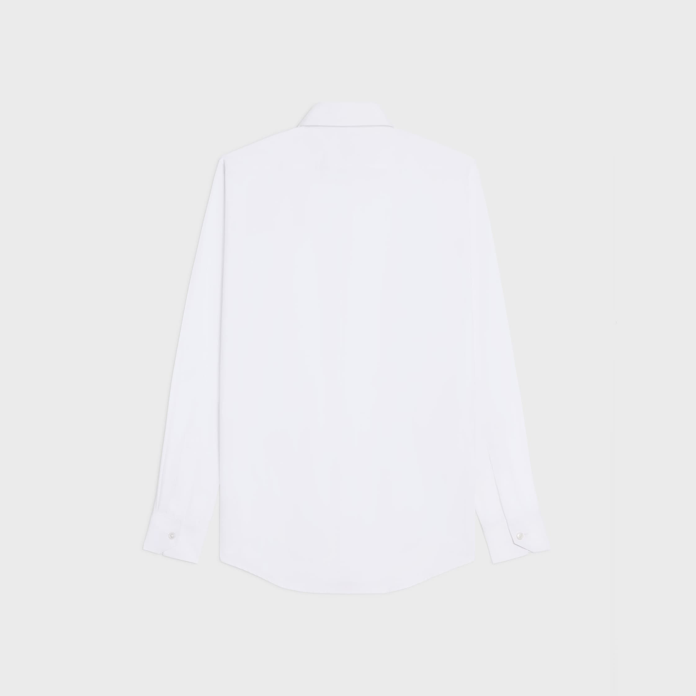 loose shirt in cotton poplin - 2