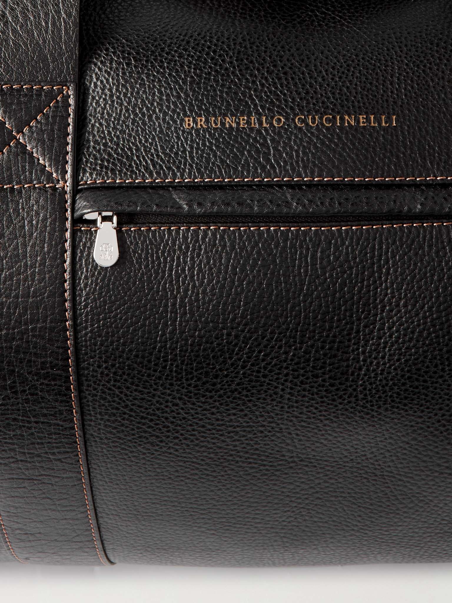 Borsa Leather Duffle Bag - 5
