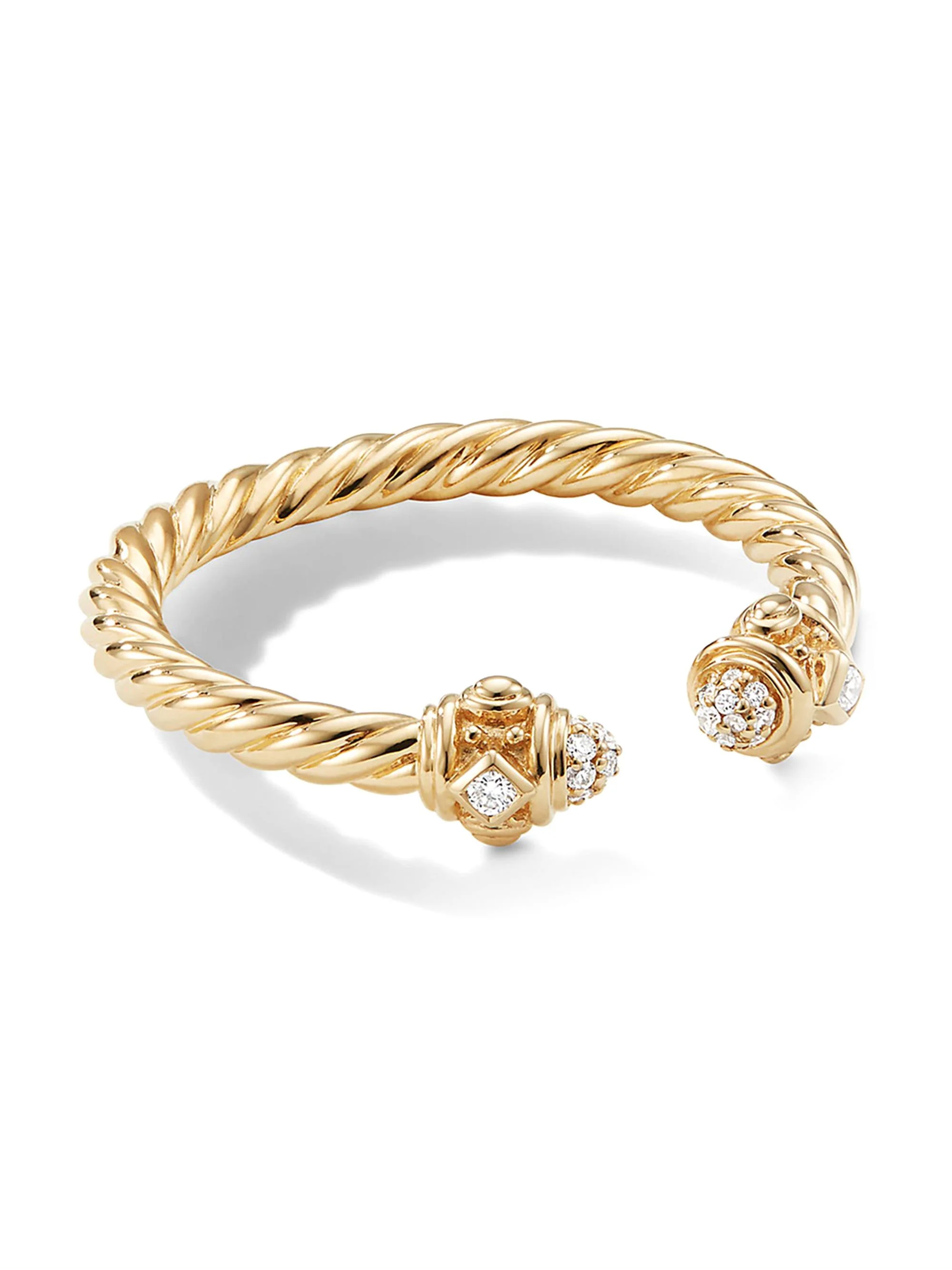 Women's Renaissance Ring In 18K Yellow Gold - Diamond - 1