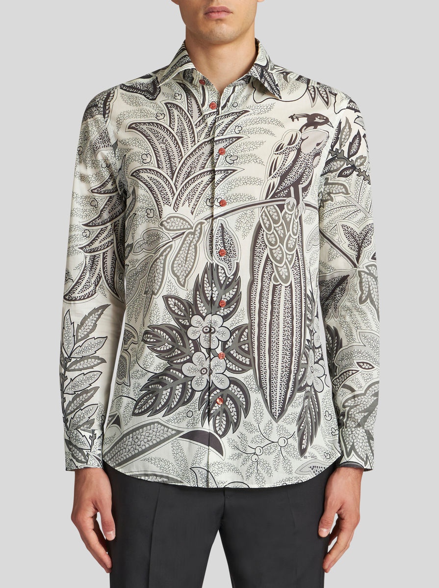 COTTON SHIRT WITH PRINT - 2