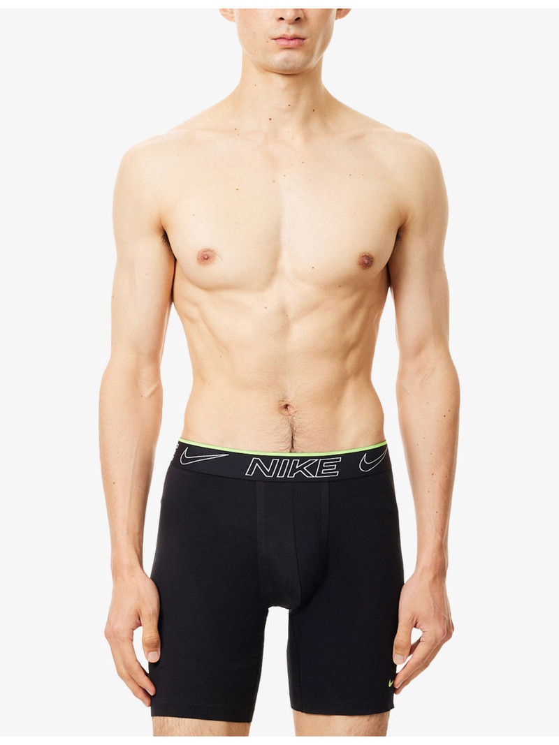 Nike Elite Pack of Two Stretch-Cotton Long Boxer Briefs outlook