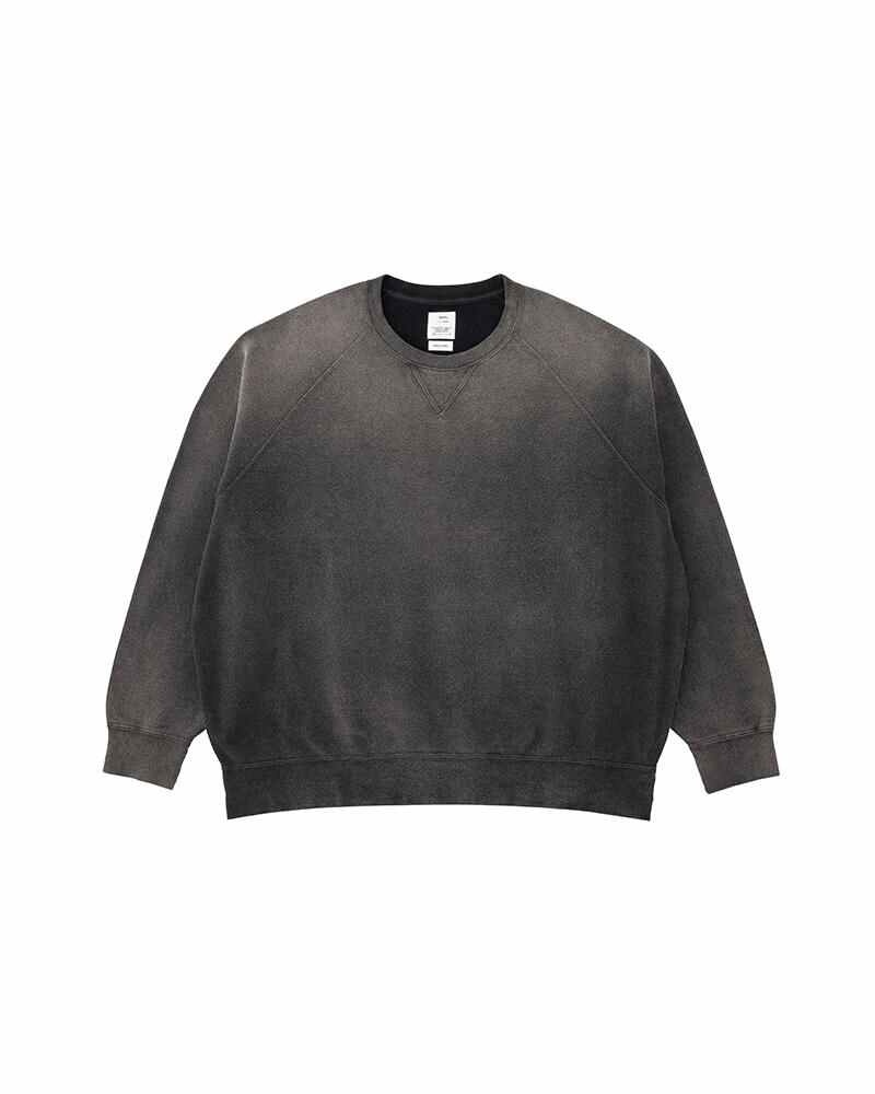 AMPLUS CREW L/S CRASH W BLACK - 1