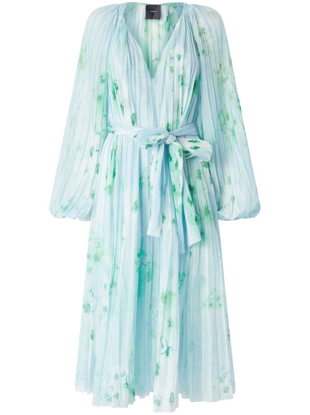 floral-print mdi dress - 1