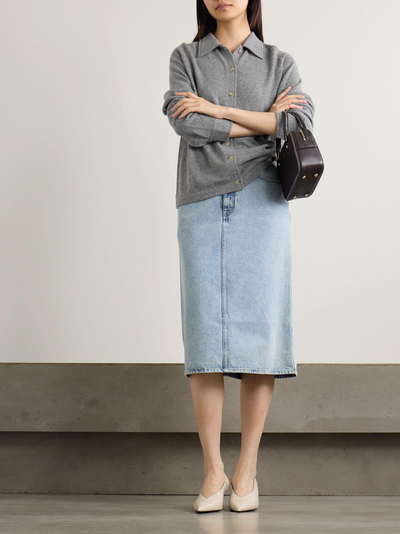 Cashmere cardigan Gray - 2