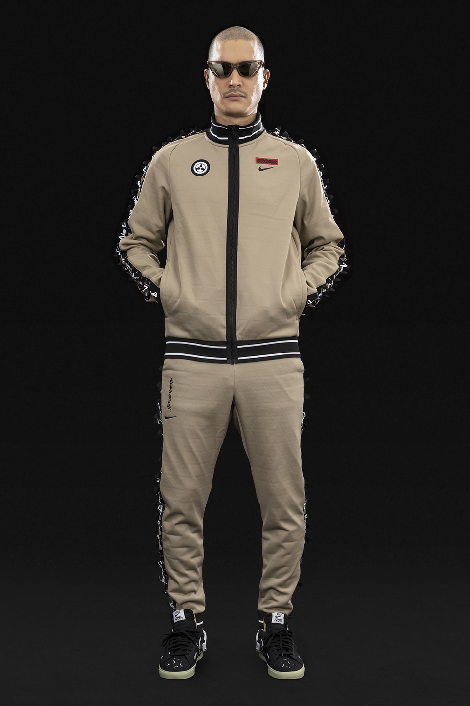 GGG-P1-247 Nike® Acronym® Track Pant Knit Khaki/Black - 12