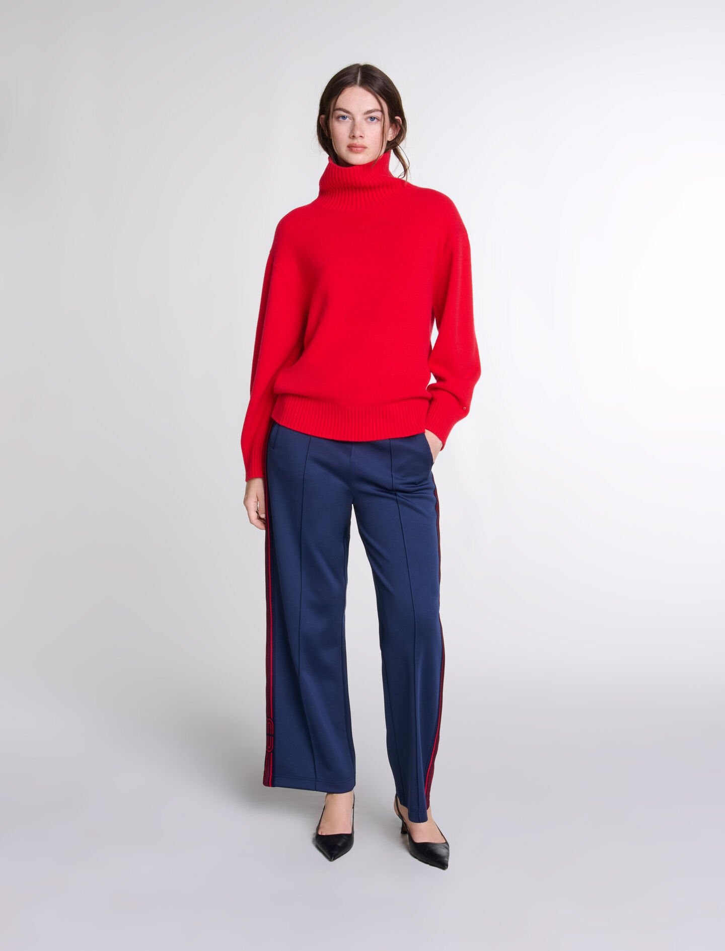 High-neck cashmere jumper - 2