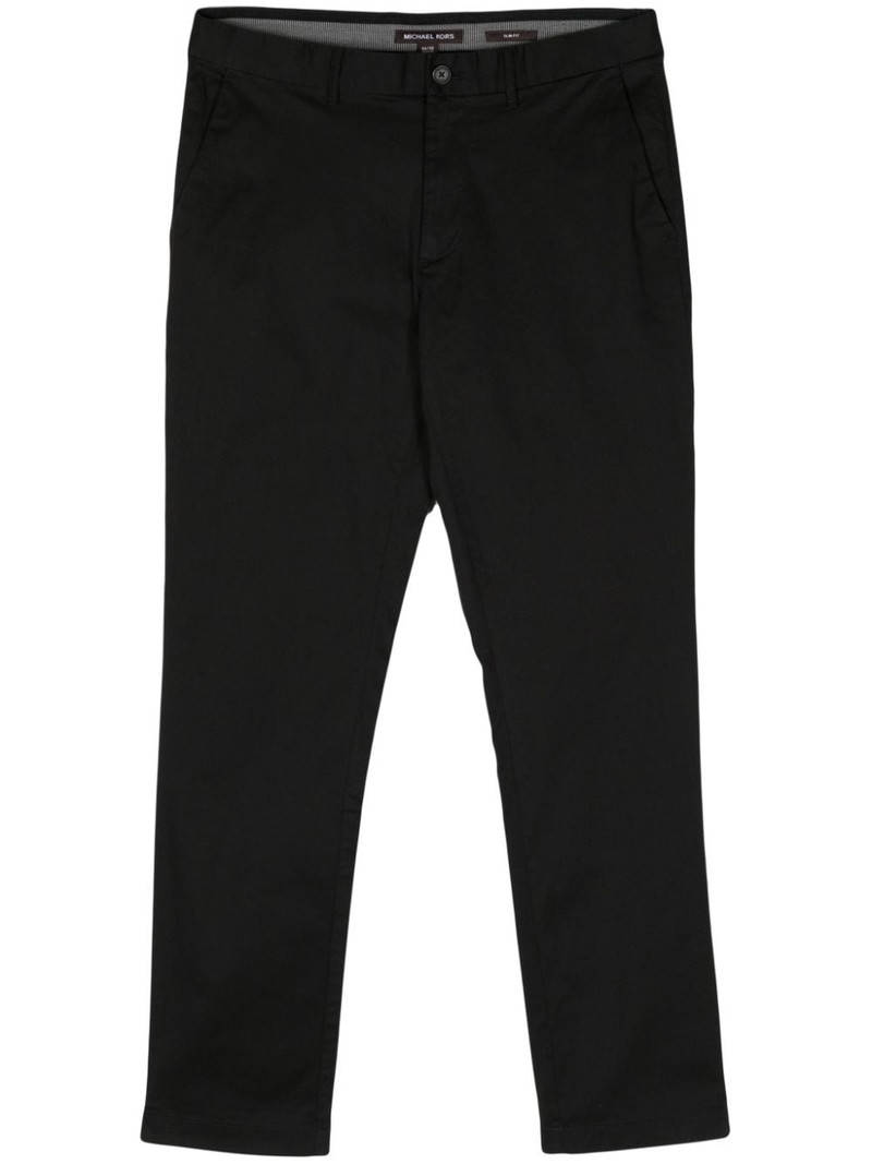 mid-rise straight-leg chinos 1
