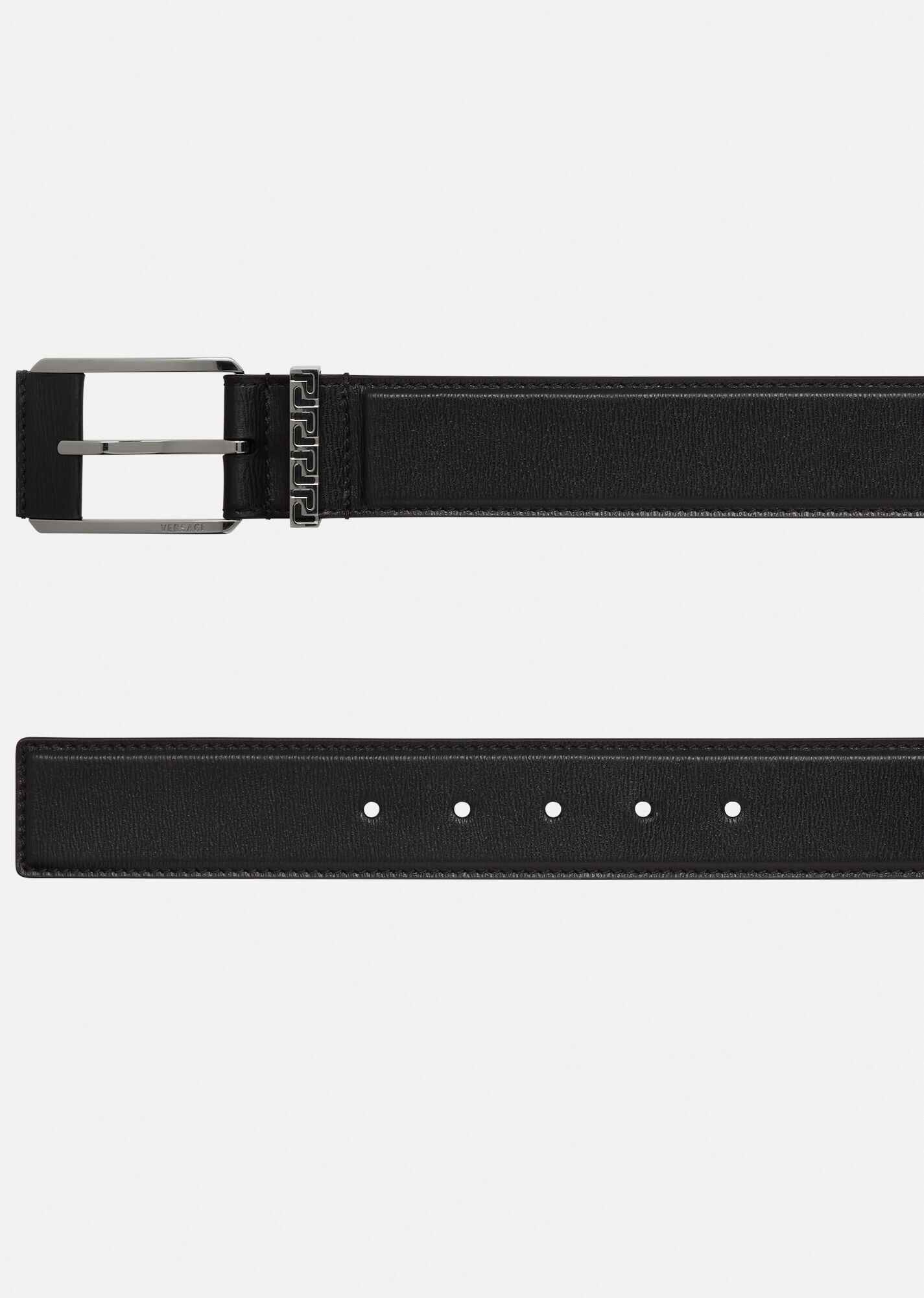 Greca Leather Belt - 3