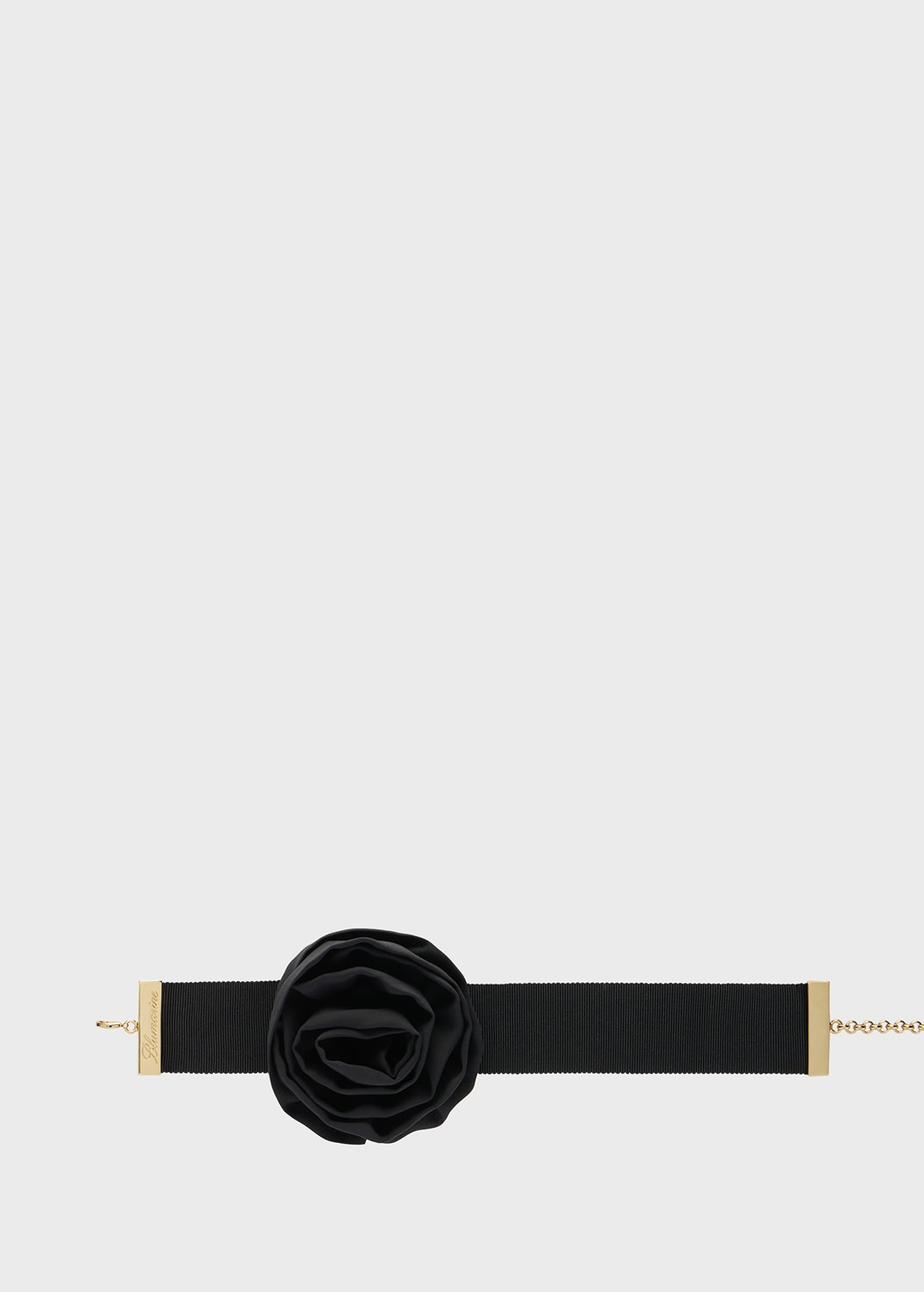 CHOKER WITH SATIN ROSE - 2