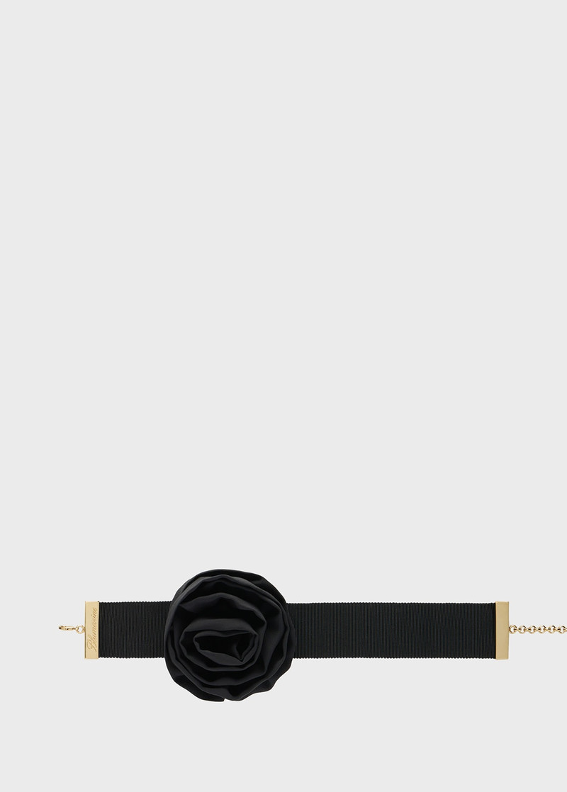 Blumarine CHOKER WITH SATIN ROSE outlook