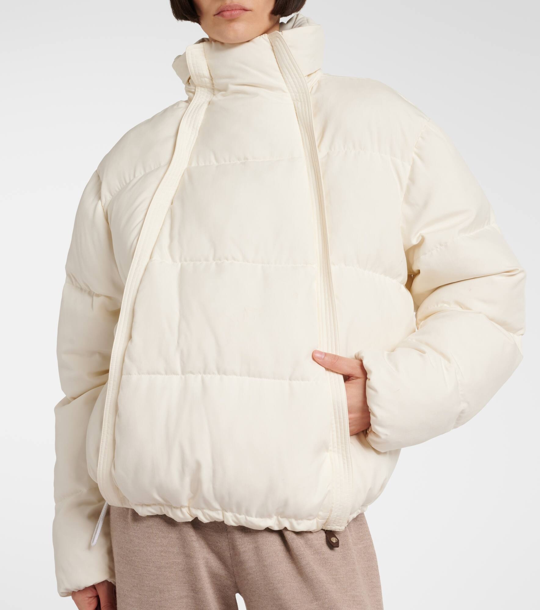 Sebastian silk puffer jacket - 6