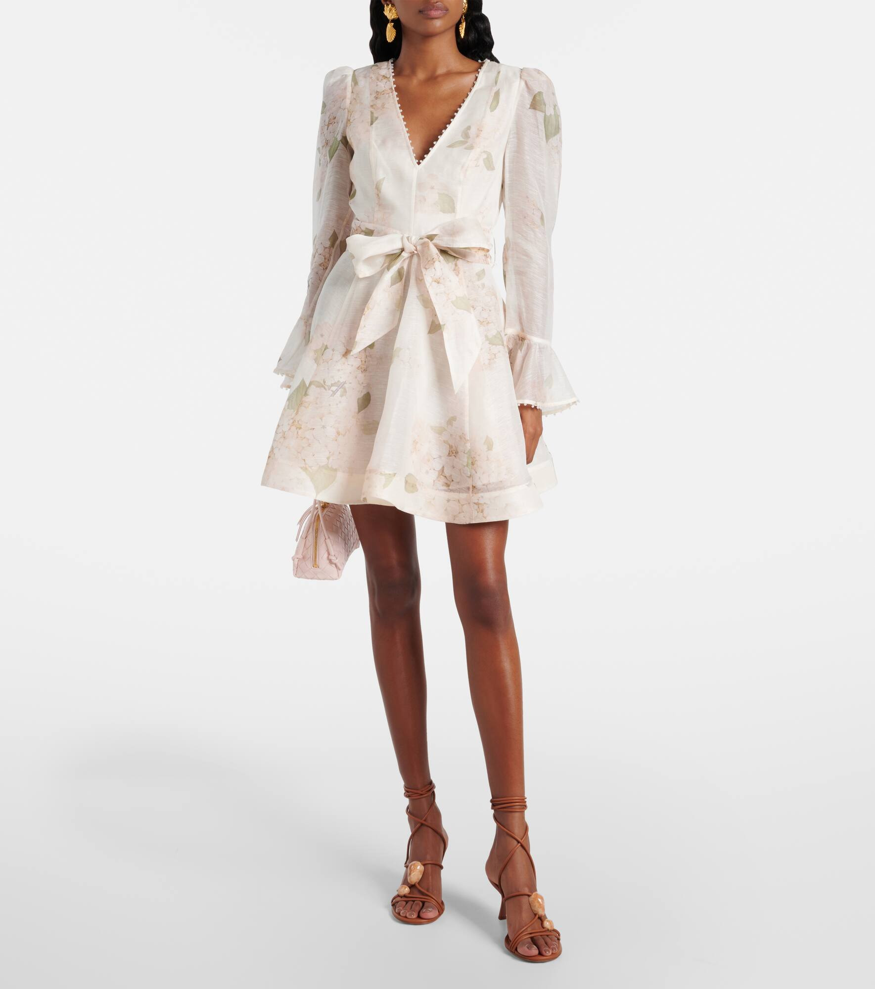 Balance linen and silk minidress - 2