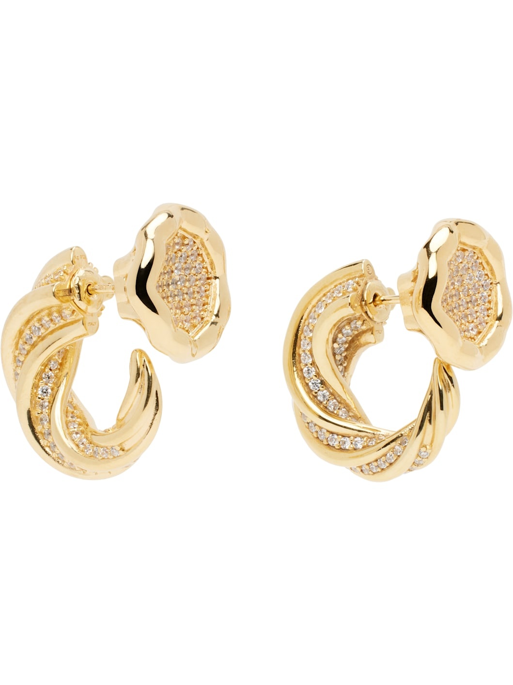 Gold Knot Earrings - 2