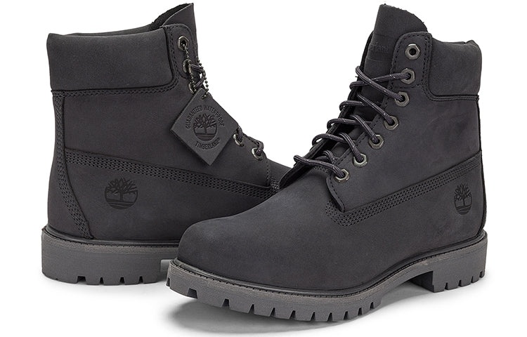 Timberland Premium Waterproof Boots 'Dark Grey Nubuck' A5RBMW - 4