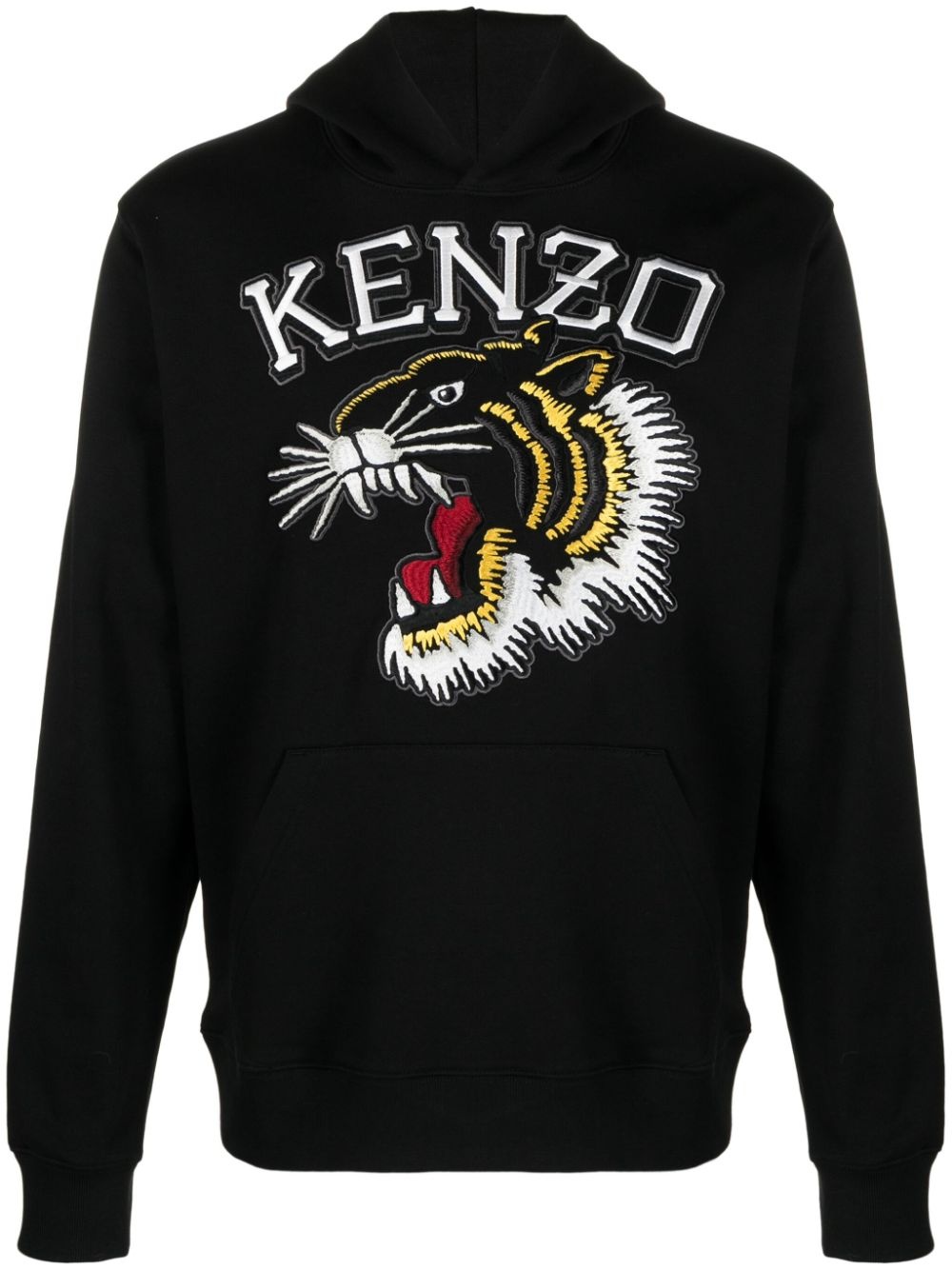 Varsity Jungle Tiger logo-embroidered hoodie - 1