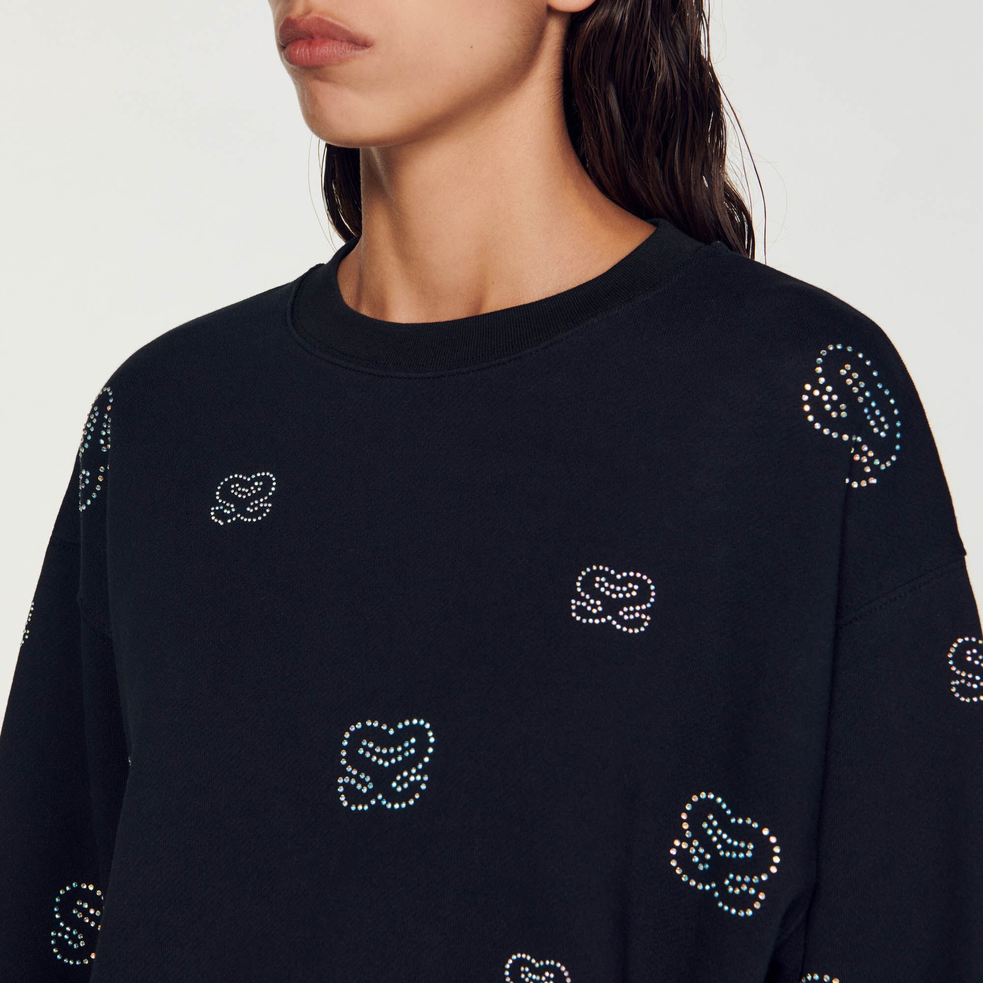 CROPPED DOUBLE S SWEATSHIRT - 4