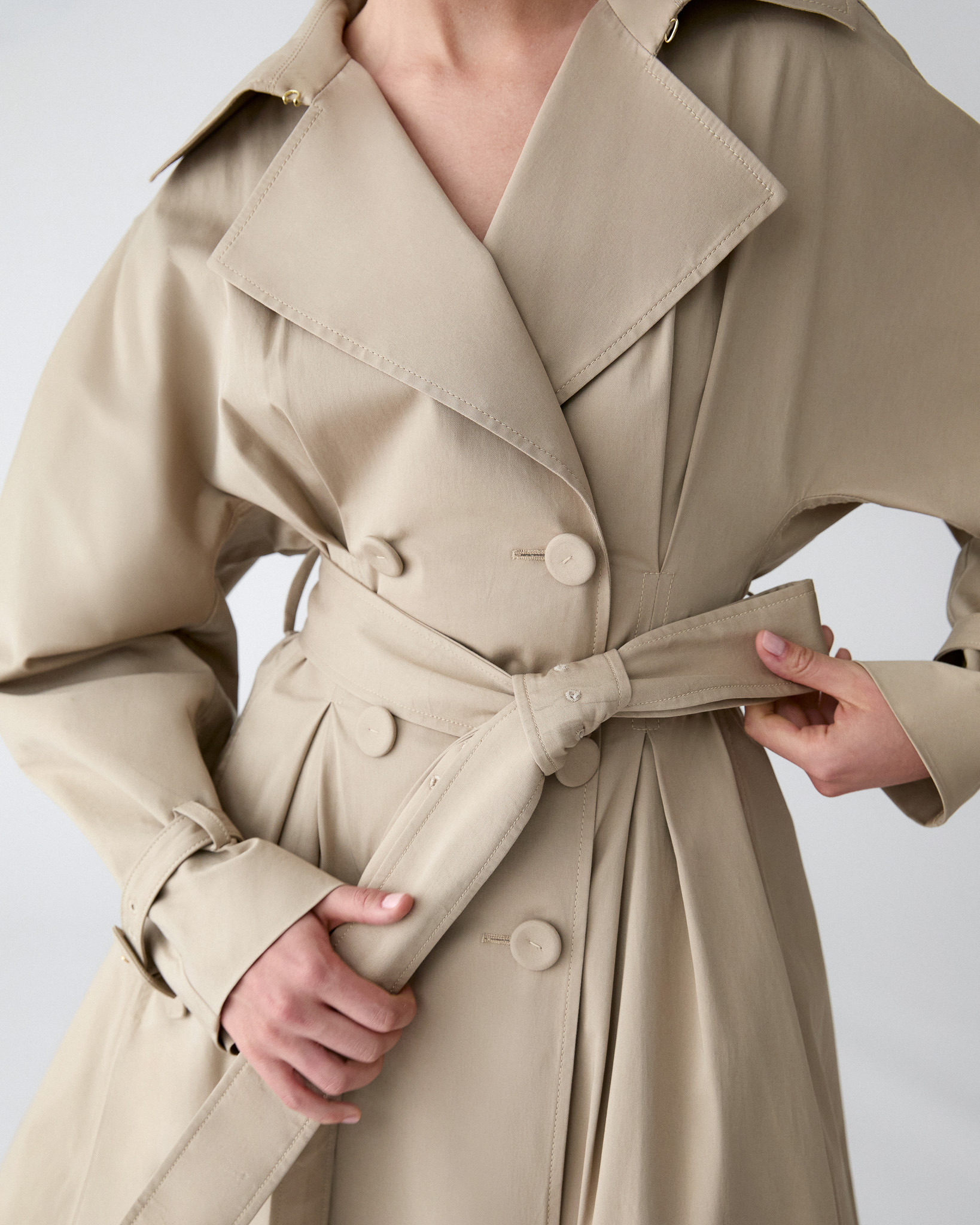A-Line Trench Coat - 4