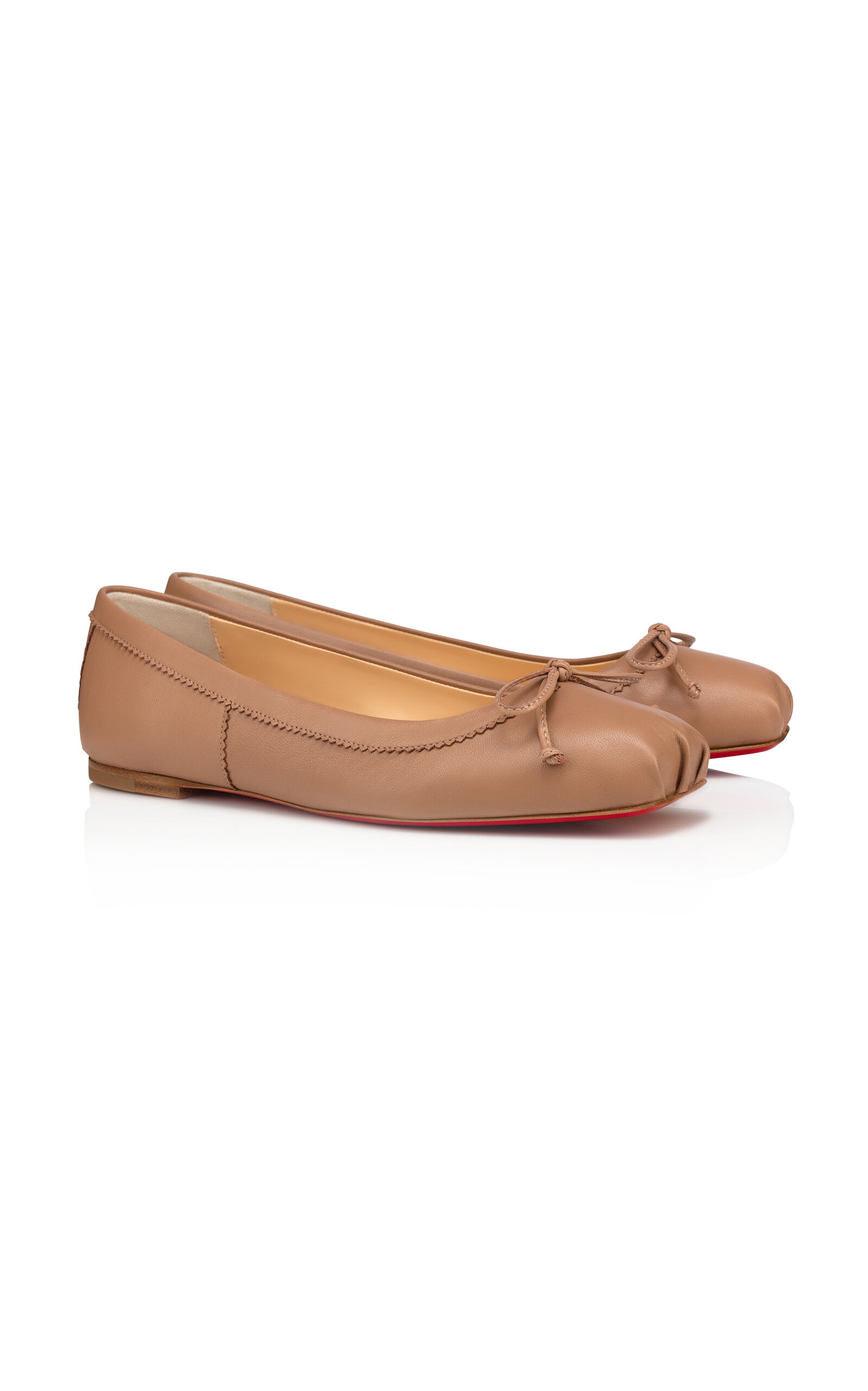 Mamadrague Leather Ballet Flats nude - 4