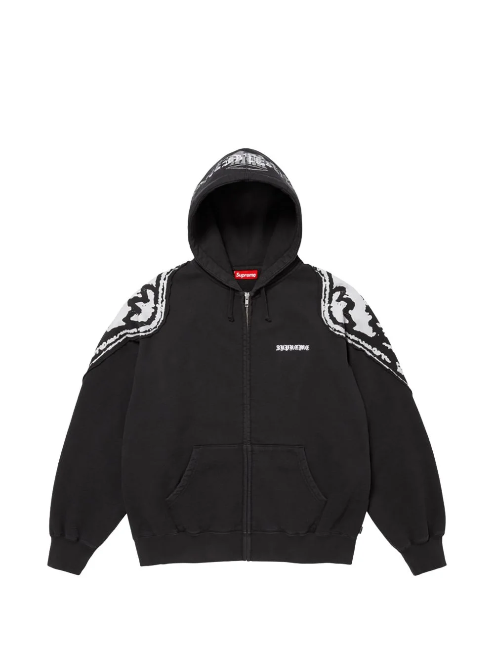 Wings zip-up hoodie - 1