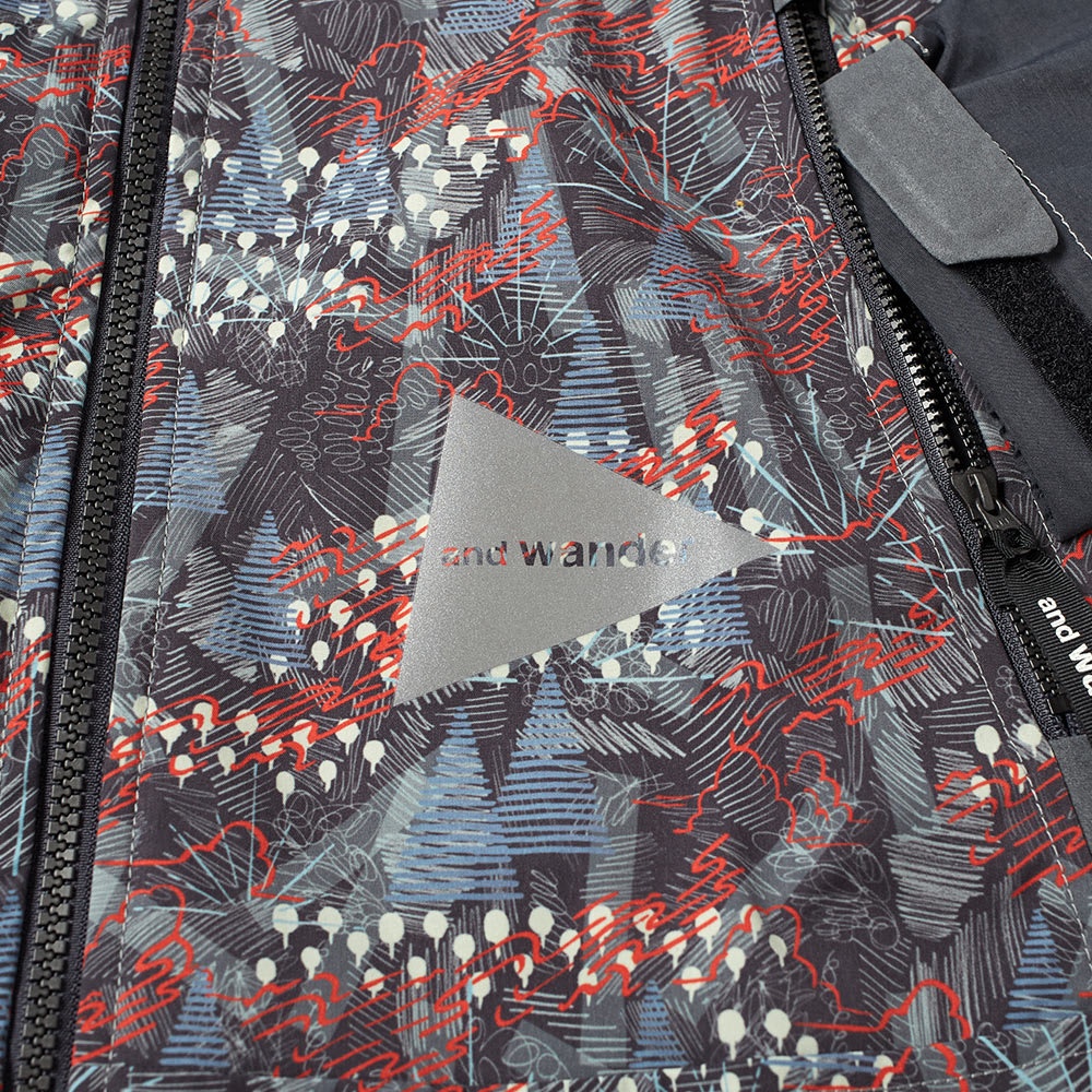 And Wander Printed Stretch Jacket - 2