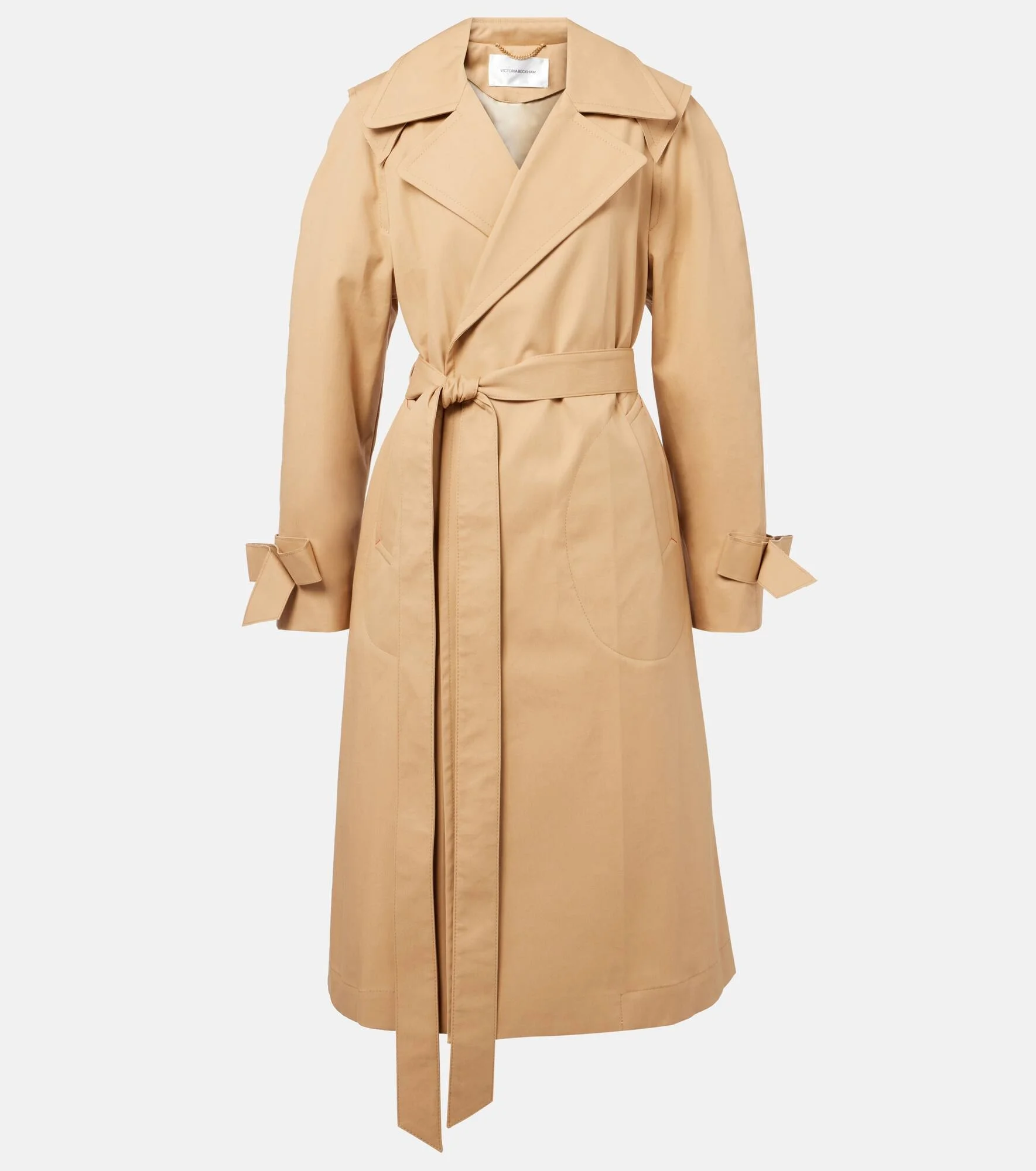 Cotton trench coat - 1