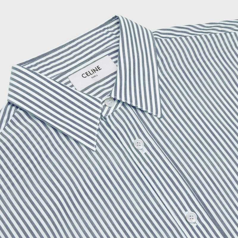 CLASSIC SHIRT IN STRIPED SMOOTH HESSIAN 3