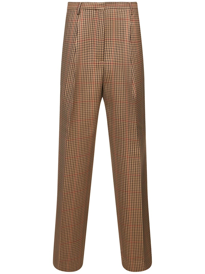 Porter wool straight pants - 1