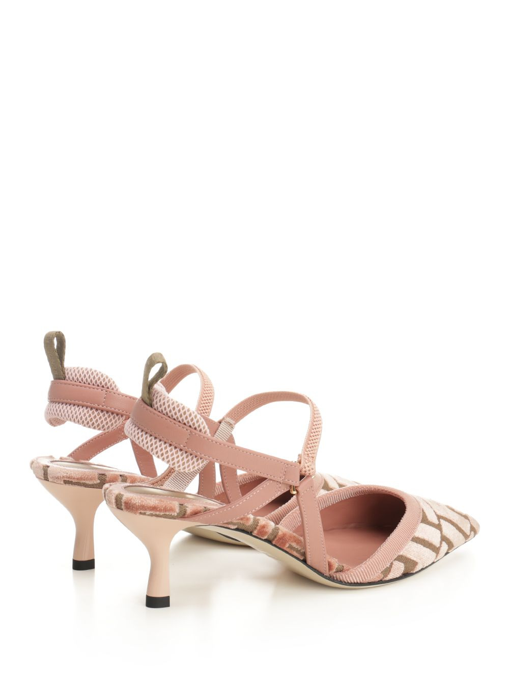 Colibry 5cm Heel Ff Velvet Pumps Rose - 3