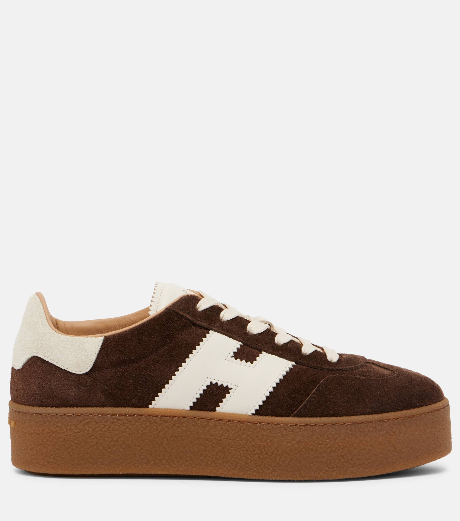 Hogan Cool suede platform sneakers - 4