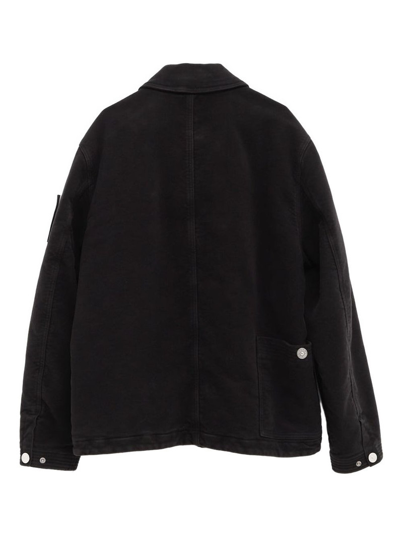 Stone Island buttoned denim jacket outlook