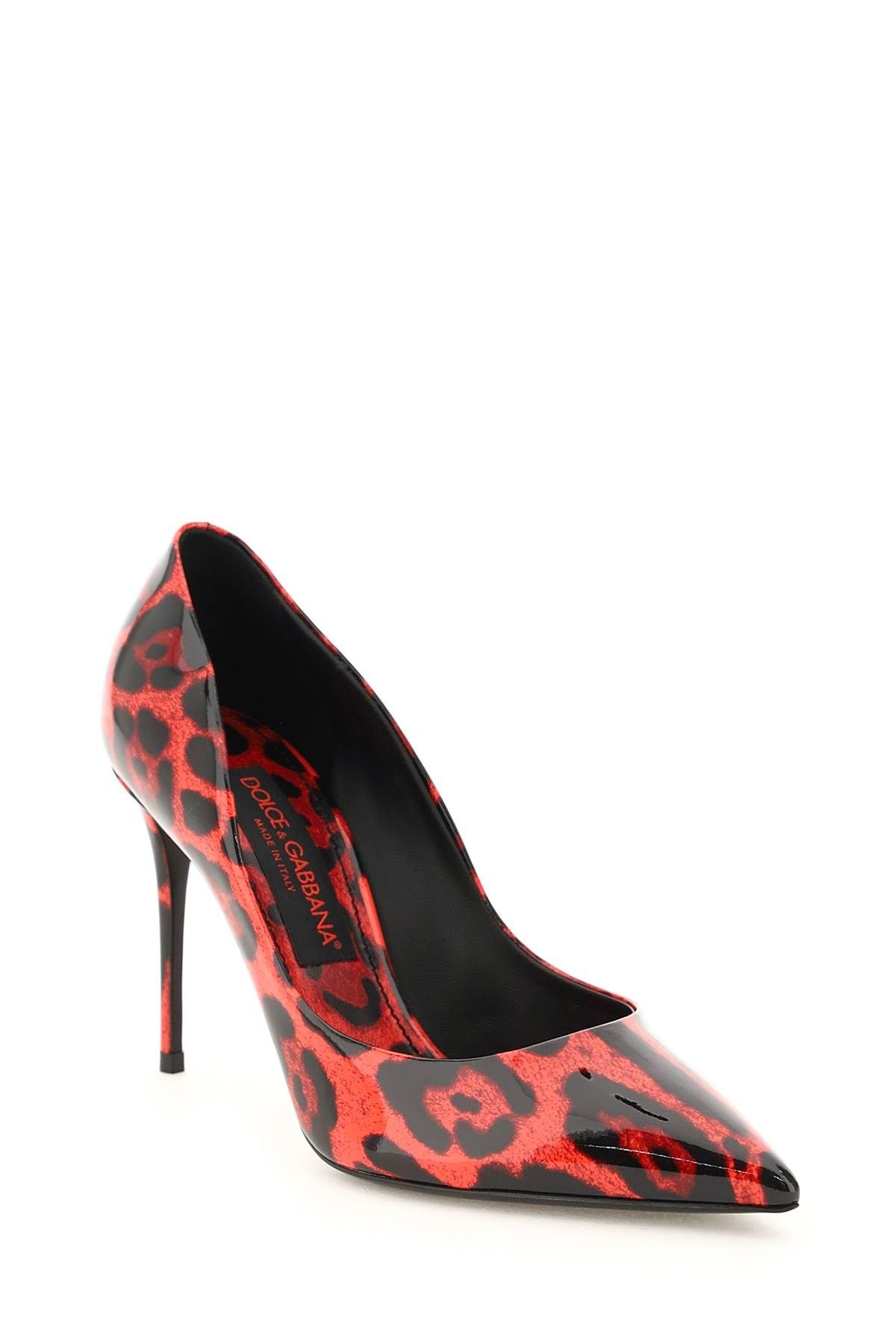 PRINTED PATENT LEATHER PUMPS - 4