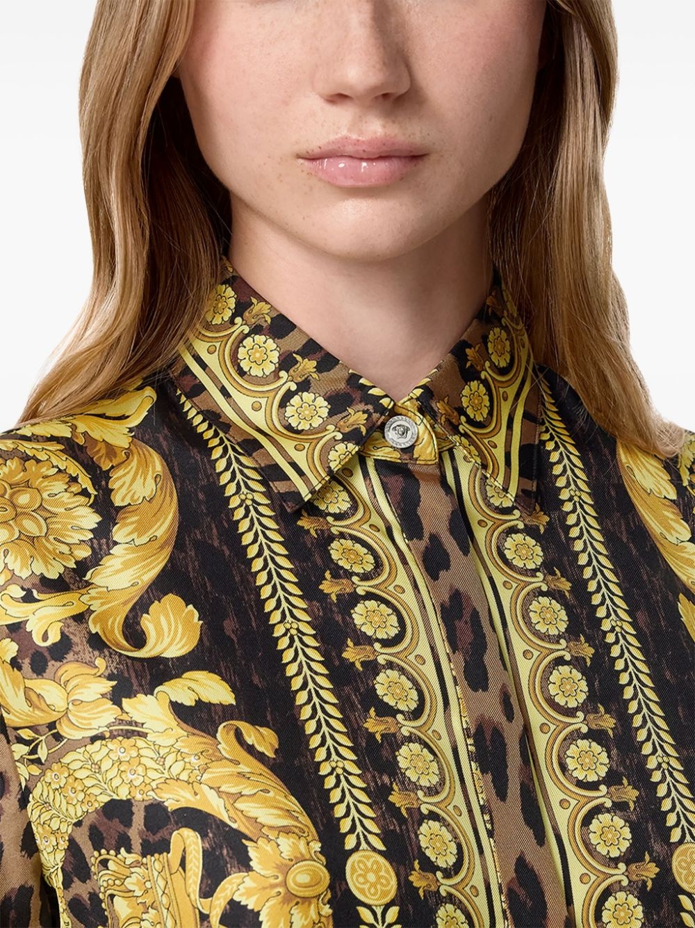 Wild Barocco silk shirt - 5