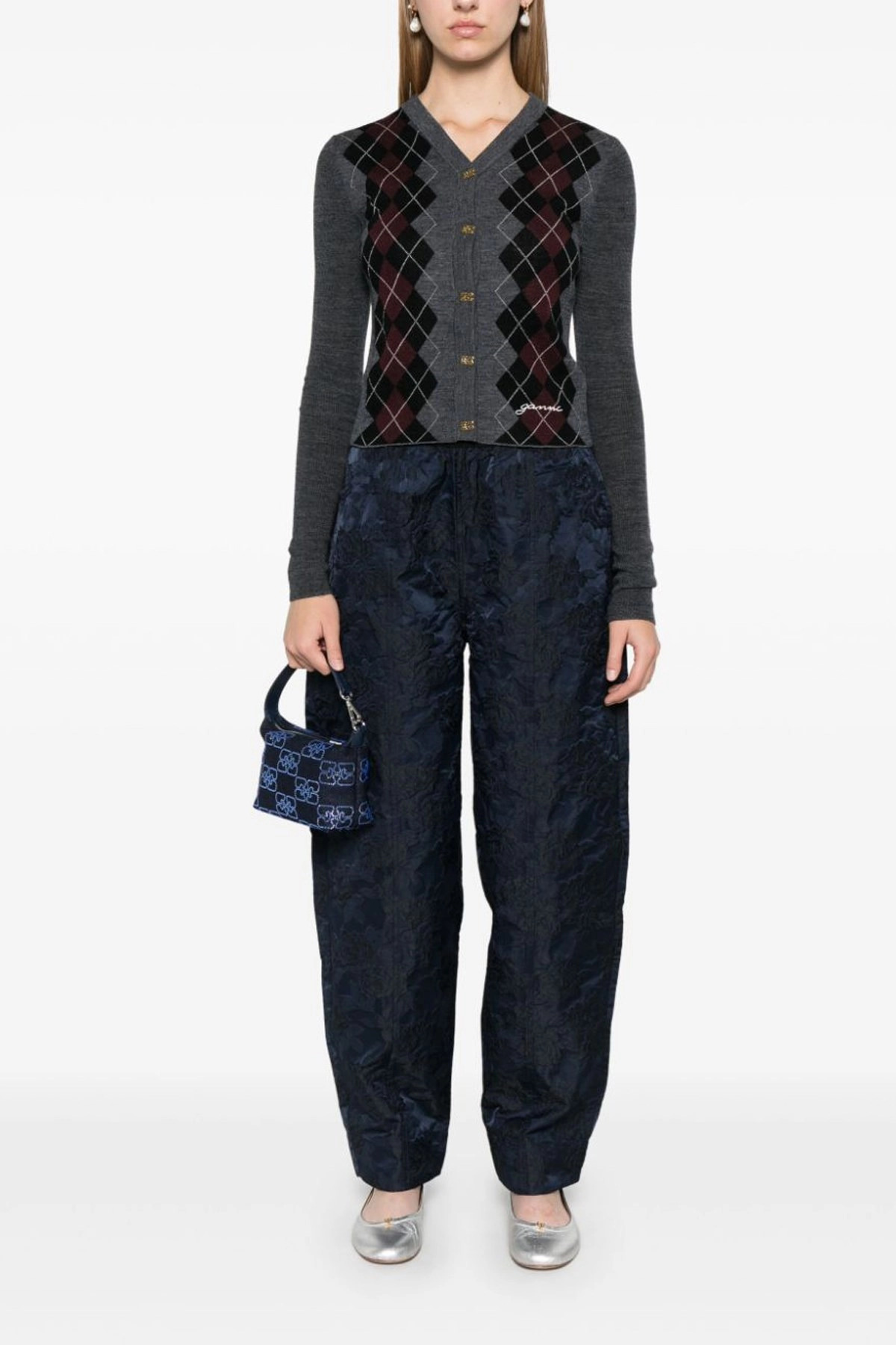 Argyle cardigan - 2