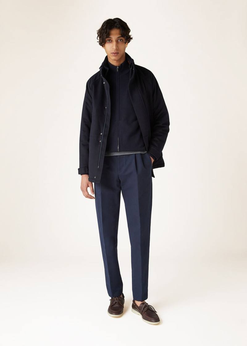 Loro Piana Classic Zip-Up Bomber Jacket outlook