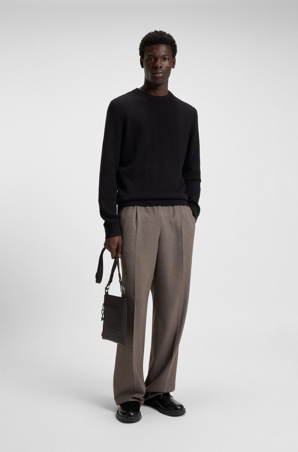 TWILL ENVELOPE BAG WITH SPLIT LOGO - 3