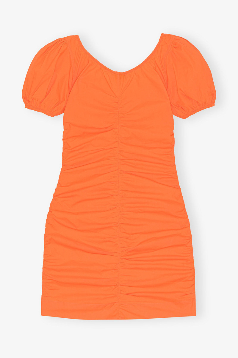 COTTON POPLIN MINI DRESS 7